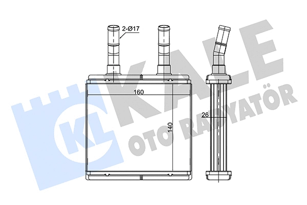 Heat Exchanger, interior heating (352105)