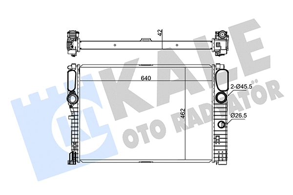Radiator, engine cooling (347275)