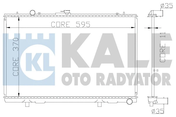 Radiator, engine cooling (362200)