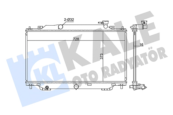Radiator, engine cooling (347915)