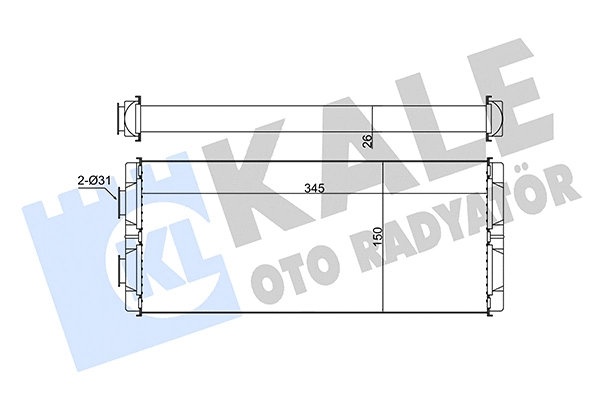 Heat Exchanger, interior heating (346605)