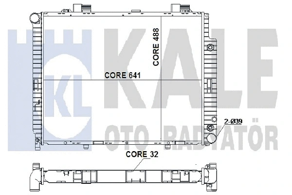 Radiator, engine cooling (352000)