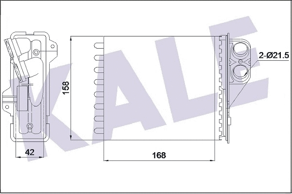 Heat Exchanger, interior heating (346415)