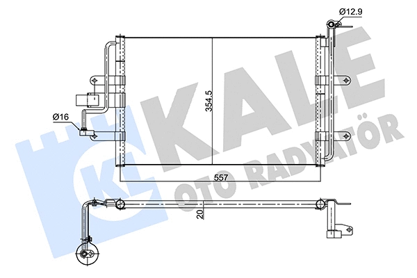 Condenser, air conditioning (352630)