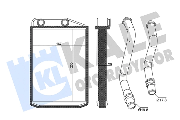 Heat Exchanger, interior heating (360335)