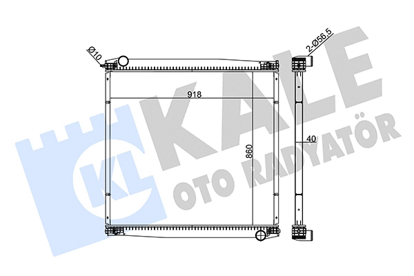 Radiator, engine cooling (349415)