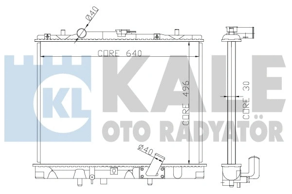 Radiator, engine cooling (362400)