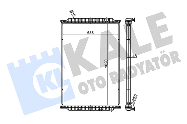 Radiator, engine cooling (349465)