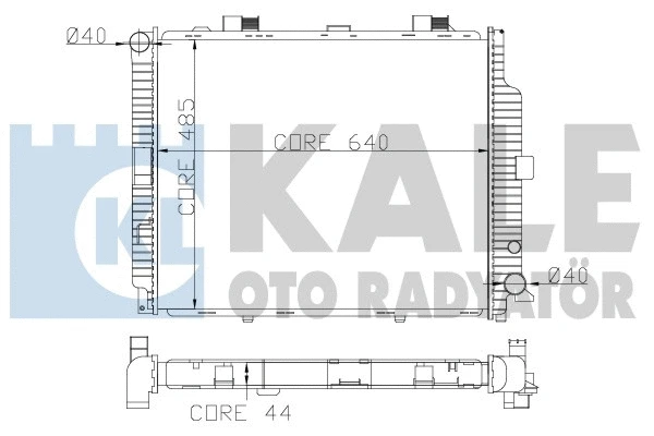 Radiator, engine cooling (361500)