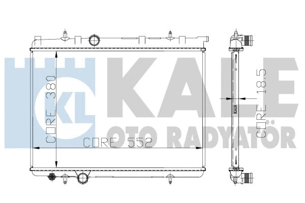 Radiator, engine cooling (213099)