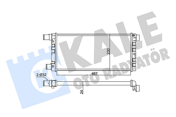 Radiator, engine cooling (351835)