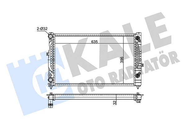 Radiator, engine cooling (349240)