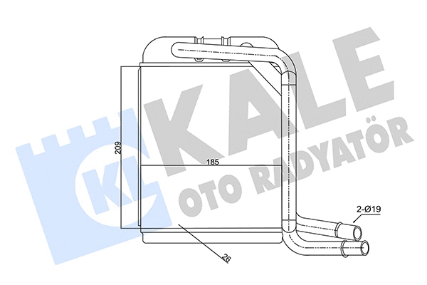 Heat Exchanger, interior heating (347380)