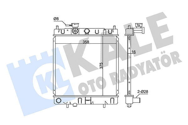 Radiator, engine cooling (347990)