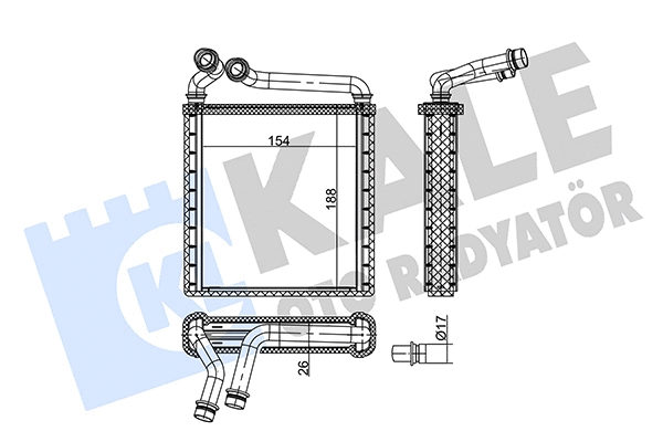 Heat Exchanger, interior heating (346745)