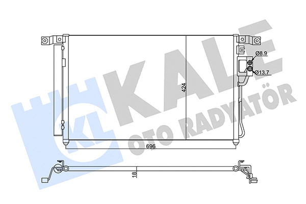 Condenser, air conditioning (345440)
