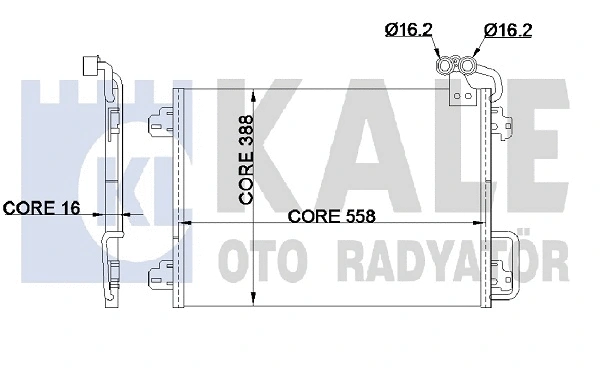 Condenser, air conditioning (345550)