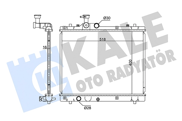 Radiator, engine cooling (362690)