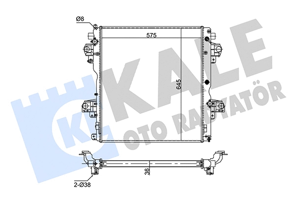Radiator, engine cooling (354290)