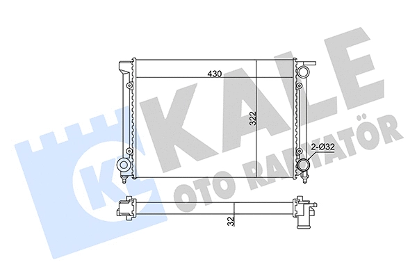 Radiator, engine cooling (348215)