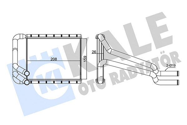 Heat Exchanger, interior heating (347350)