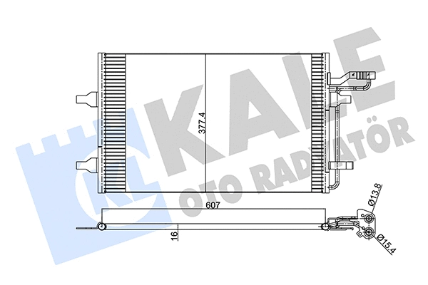 Condenser, air conditioning (345590)