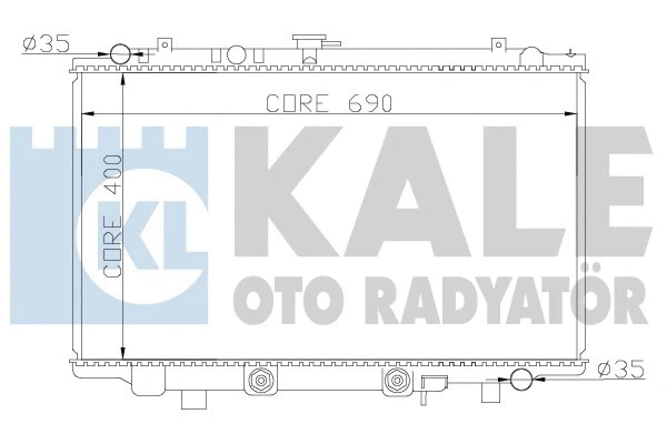 Radiator, engine cooling (370500)