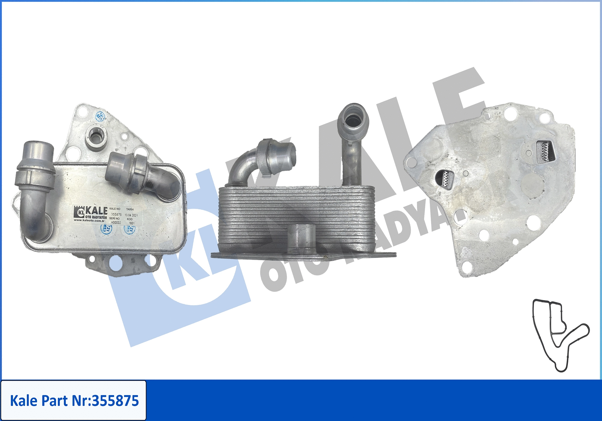 Oil Cooler, engine oil (355875)