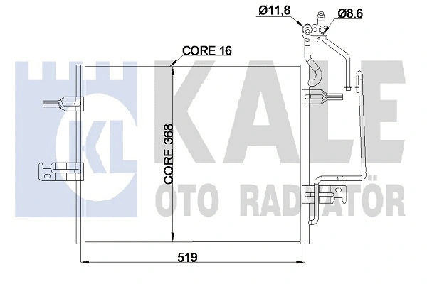 Condenser, air conditioning (345805)