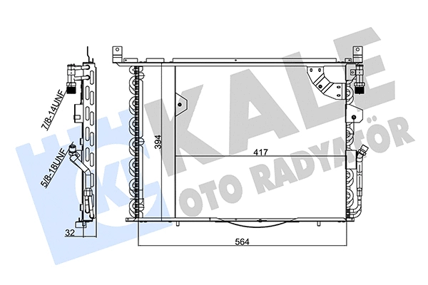 Condenser, air conditioning (354070)