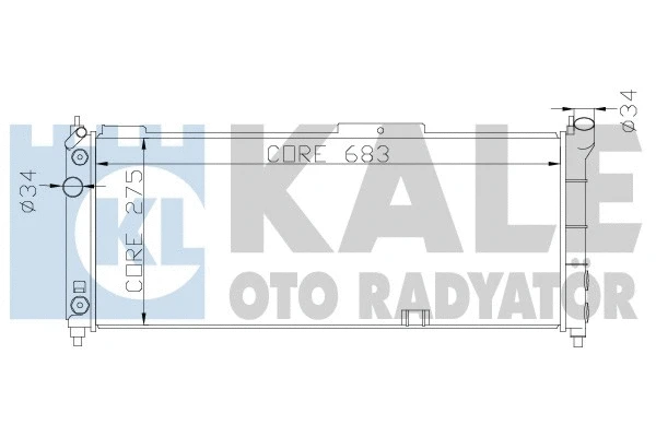 Radiator, engine cooling (371100)