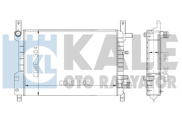 Radiator, engine cooling (146000)