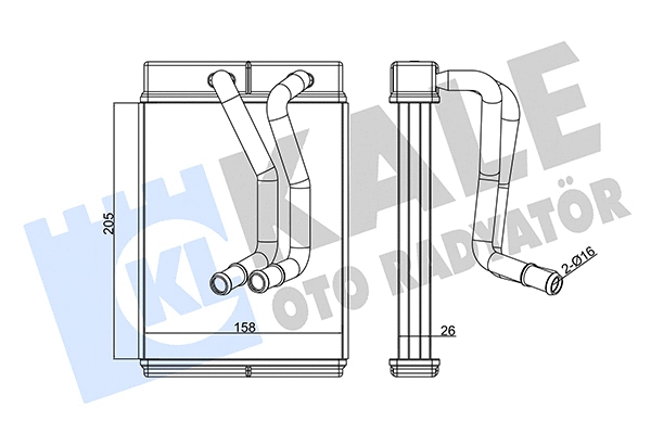 Heat Exchanger, interior heating (346775)