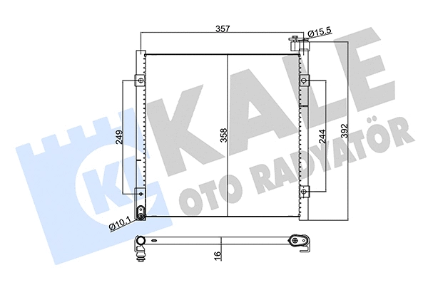 Condenser, air conditioning (386700)