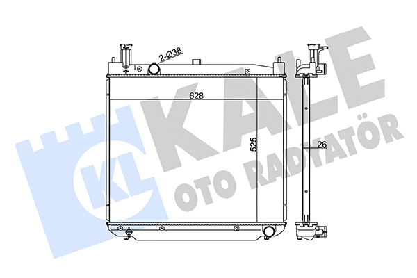Radiator, engine cooling (348165)