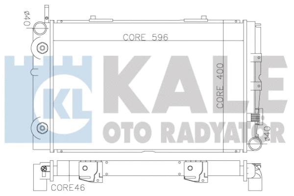 Radiator, engine cooling (370200)