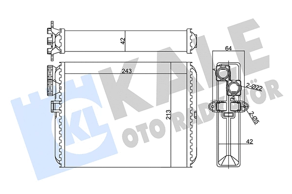 Heat Exchanger, interior heating (346430)