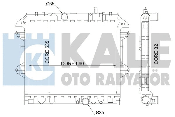 Radiator, engine cooling (342335)