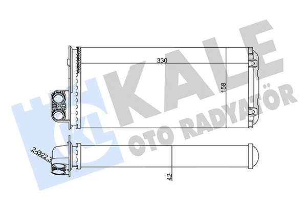 Heat Exchanger, interior heating (352015)