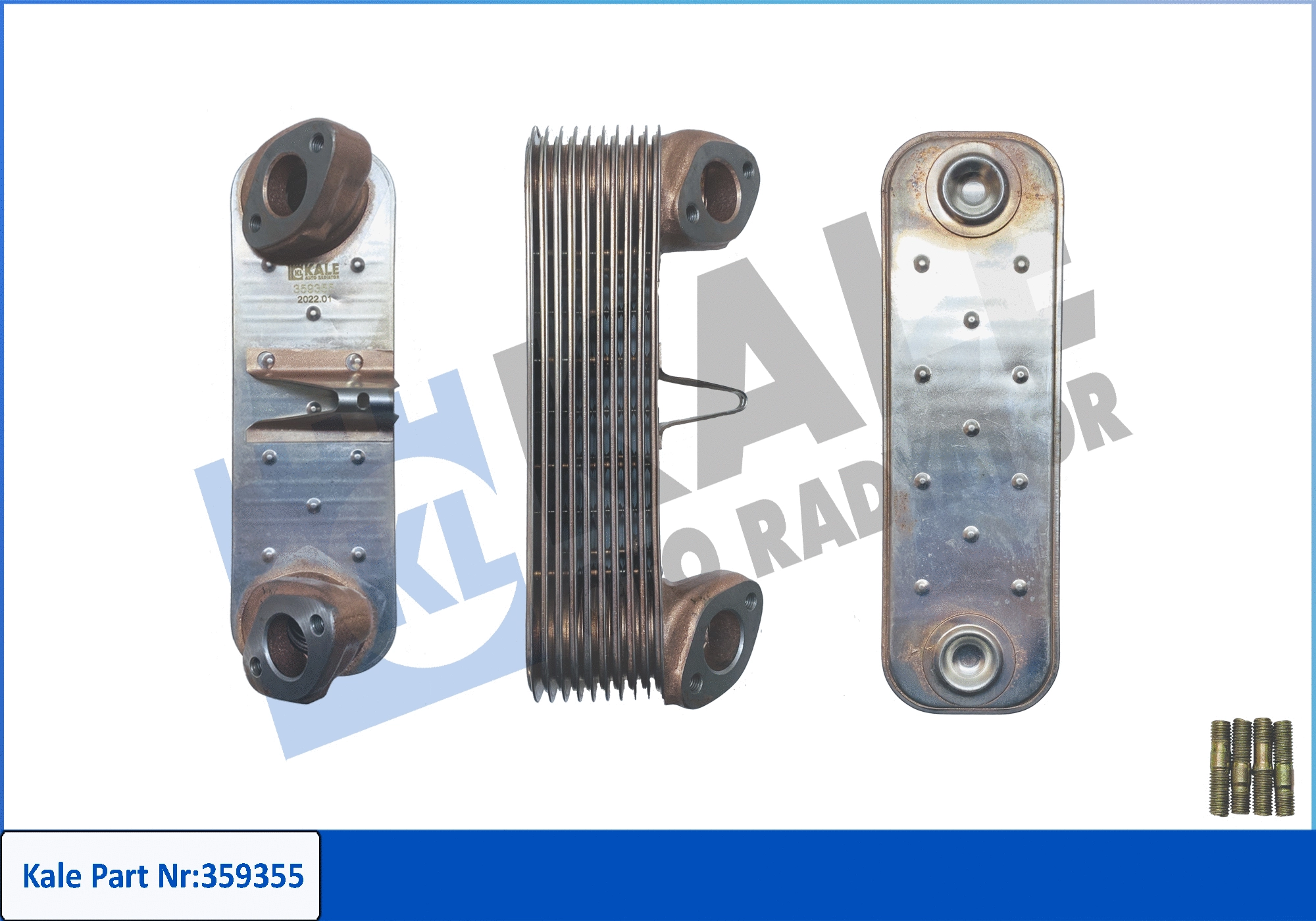 Oil Cooler, engine oil (359355)