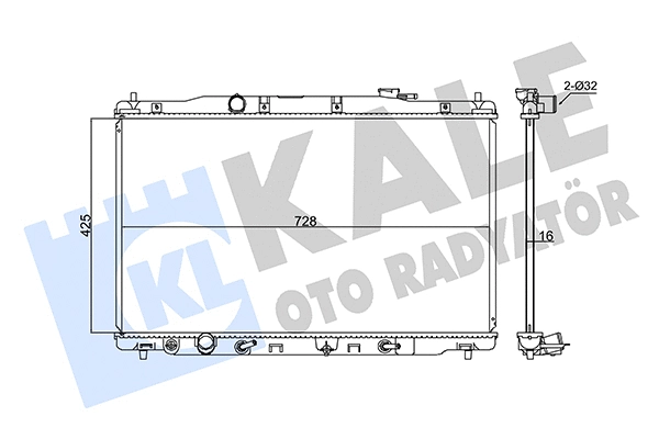 Radiator, engine cooling (347740)