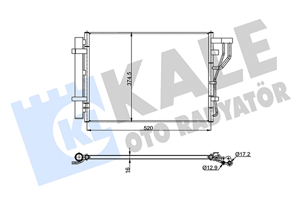 Condenser, air conditioning (345415)