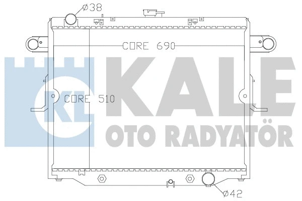 Radiator, engine cooling (342175)