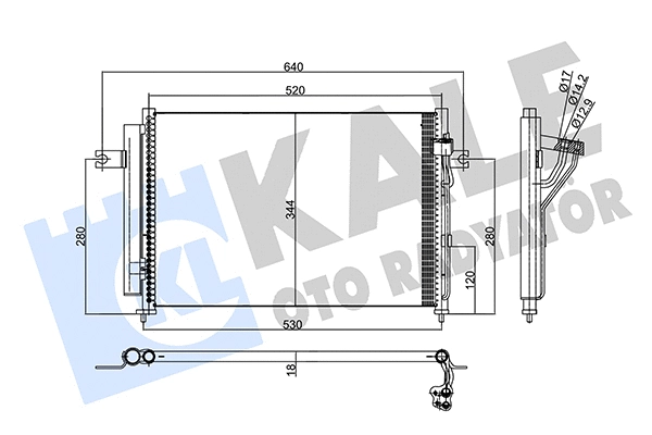 Condenser, air conditioning (345430)
