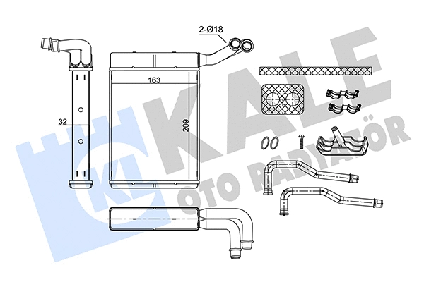 Heat Exchanger, interior heating (352865)