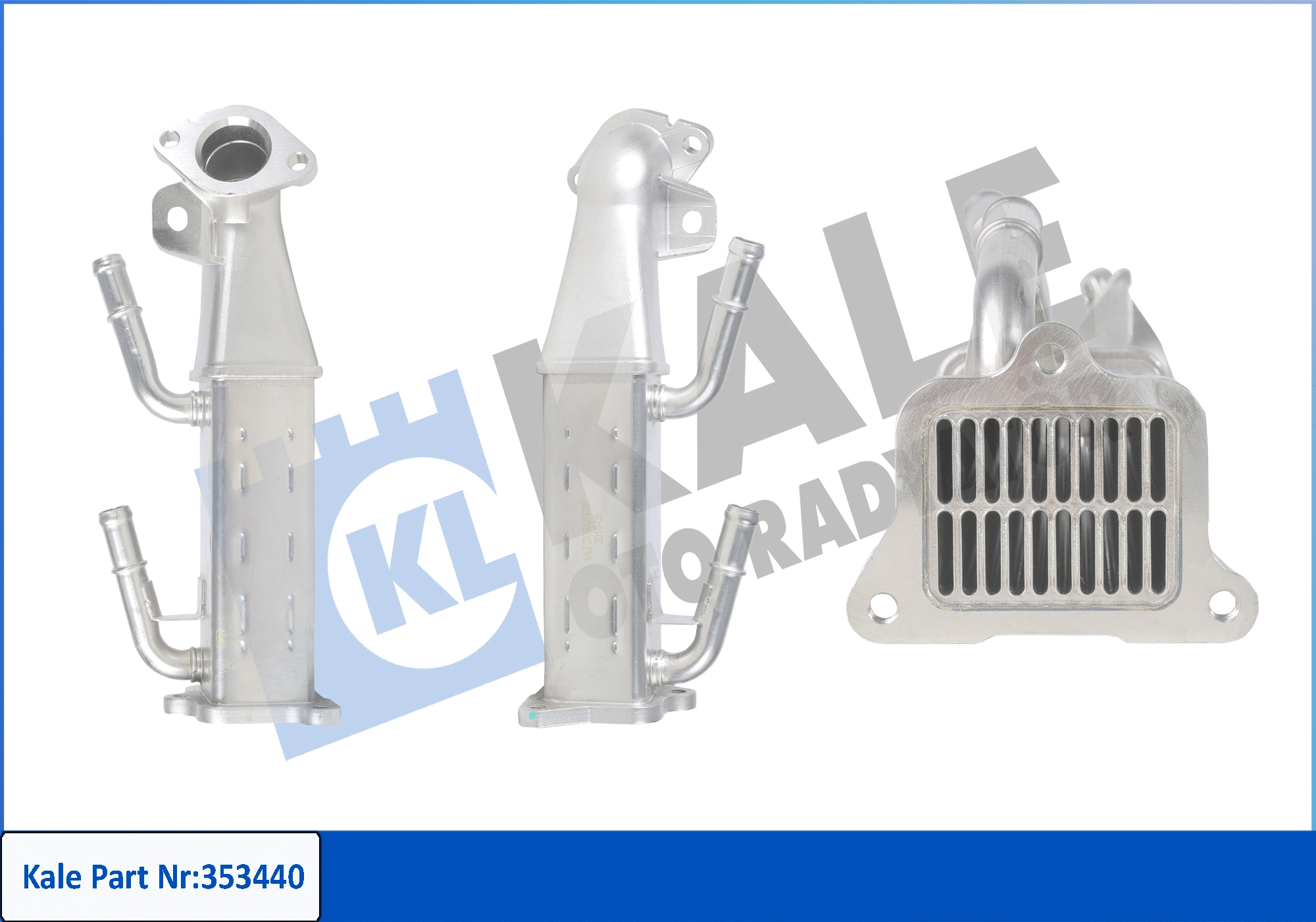 Cooler, exhaust gas recirculation (353440)