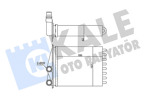 Heat Exchanger, interior heating (355215)
