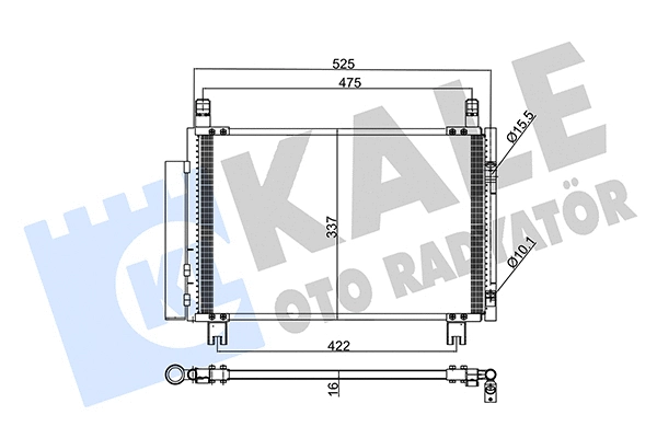 Condenser, air conditioning (345305)