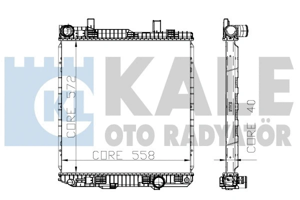 Radiator, engine cooling (310400)