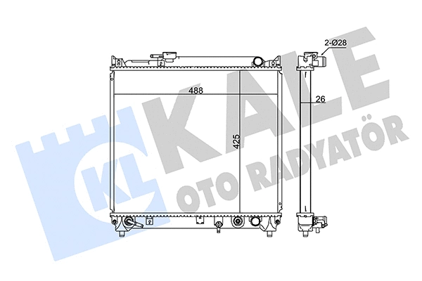 Radiator, engine cooling (348095)